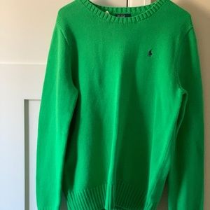 Green Polo Knit Sweater by Ralph Lauren